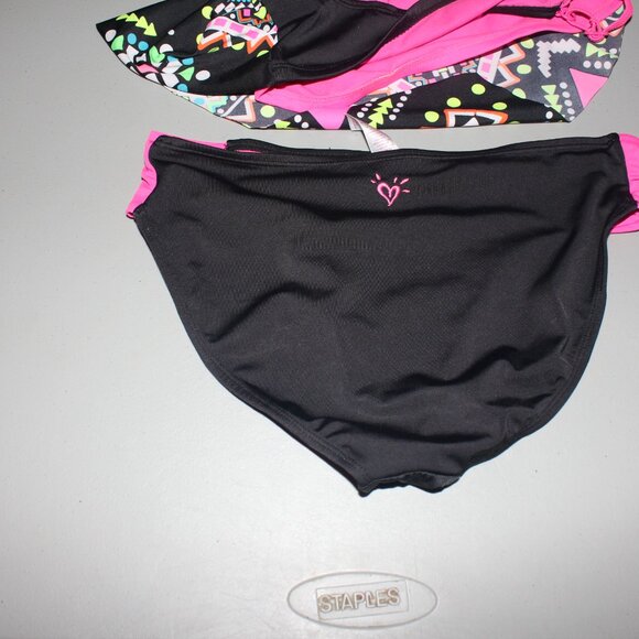 Multi Color 2 Pcs Justice Bikini9 Swimsuit Size 16 NWOT - Picture 7 of 10